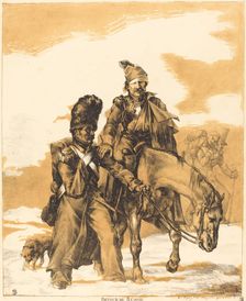 Retreat from Russia (Retour de Russie), 1818. Creator: Theodore Gericault