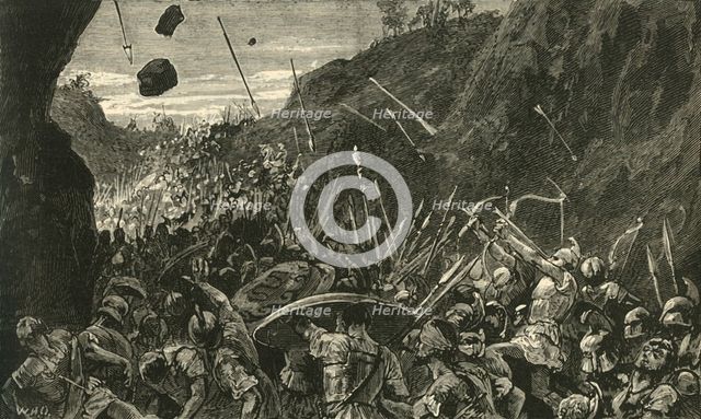 'Retreat of the Athenians from Syracuse', 1890. Creator: Unknown.