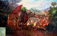 Retreat of Hernando Cortes form Tenochtitlan, Mexico, 1520