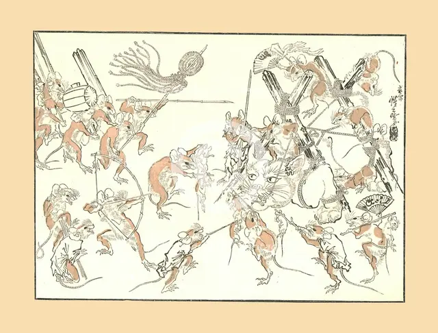 'Retribution, the Rats and the Cat', 1878, (1886). Artist: Unknown.