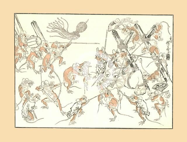 'Retribution, the Rats and the Cat', 1878, (1886). Artist: Unknown.