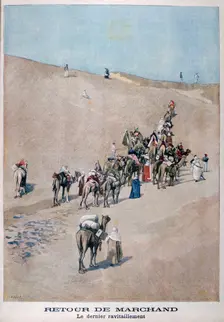 Return of merchants, 1899. Creator: F Meaulle