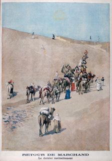 Return of merchants, 1899. Creator: F Meaulle
