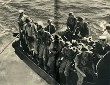 Return of a landing party of Royal Marines, World War II, c1939-c1943 (1944). Creator: Unknown