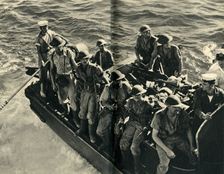 Return of a landing party of Royal Marines, World War II, c1939-c1943 (1944). Creator: Unknown