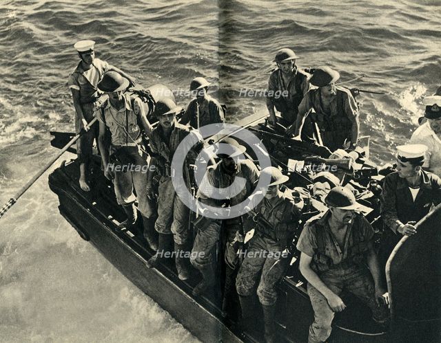 Return of a landing party of Royal Marines, World War II, c1939-c1943 (1944). Creator: Unknown.
