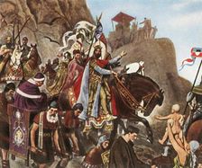 Return of Henry III from his first journey to Rome, (1936). Creator: Unknown