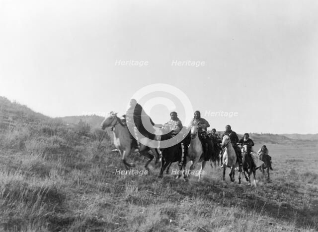 Return of scouts-Cheyenne, C1910. Creator: Edward Sheriff Curtis.
