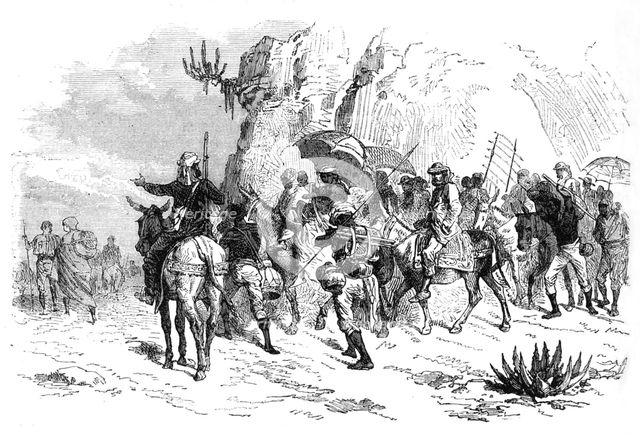 'Return of the Abyssinian Captives', c1880. Artist: Unknown.