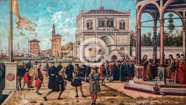 Return of the Ambassadors (The Legend of Saint Ursula), 1495-1500. Creator: Carpaccio, Vittore (1460-1526).