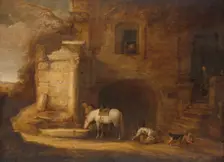 Return of the Falconer, 1637. Creator: Simon de Vlieger
