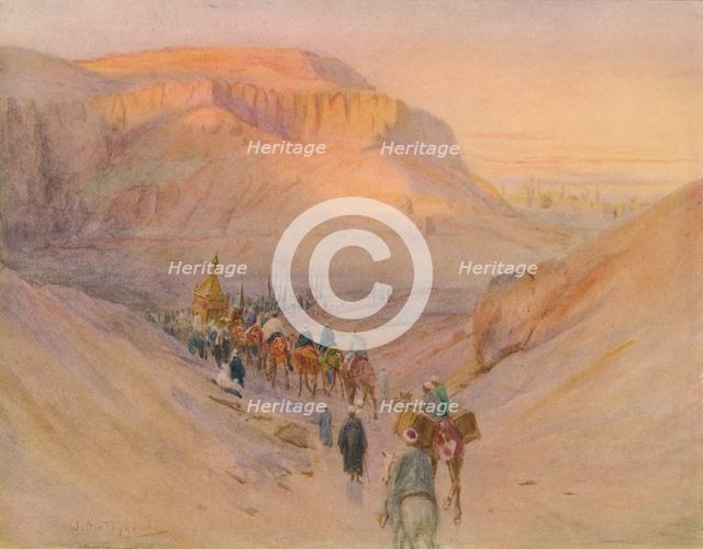 'Return of the Holy Carpet', c1905, (1912). Artist: Walter Frederick Roofe Tyndale.