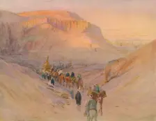 Return of the Holy Carpet c1905, (1912). Artist: Walter Frederick Roofe Tyndale