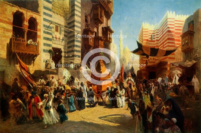 'Return of the Holy Carpet from Mekka to Cairo', 1876, (1965). Creator: Konstantin Makovsky.