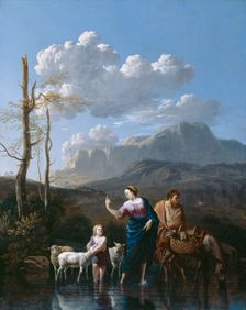 Return of the Holy Family from Egypt, 1662. Creator: Karel Du Jardin