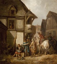 Return of the Lisowczycy, 1868. Creator: Henryk Pillati