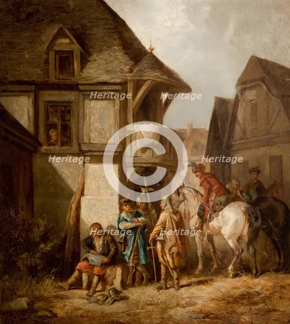 Return of the Lisowczycy, 1868. Creator: Henryk Pillati.