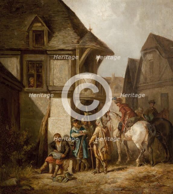 Return of the Lisowczycy, 1868. Creator: Henryk Pillati.