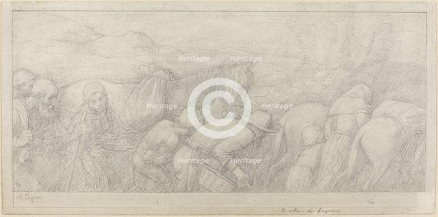 Return of the Peasants. Creator: Alphonse Legros.