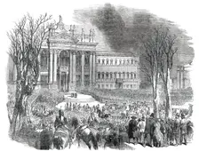 Return of the Pope to Rome - the Procession at the Church of San Giovanni, 1850. Creator: Unknown