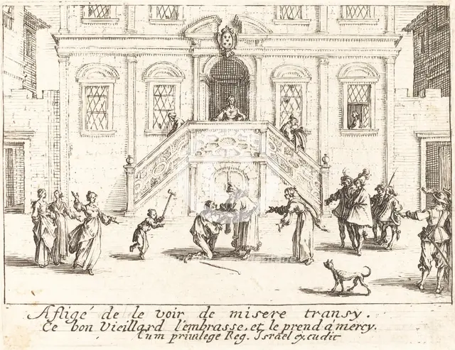 Return of the Prodigal Son, 1635. Creator: Jacques Callot.