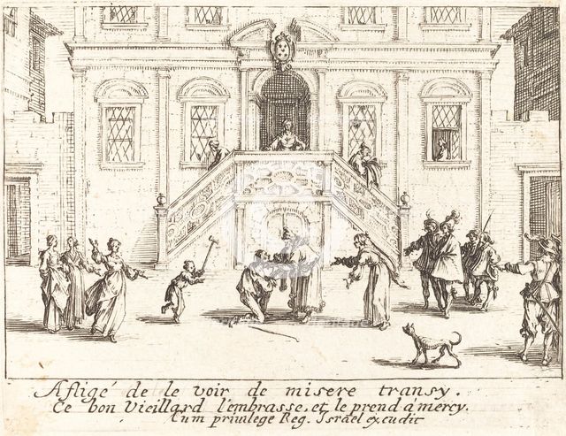 Return of the Prodigal Son, 1635. Creator: Jacques Callot.