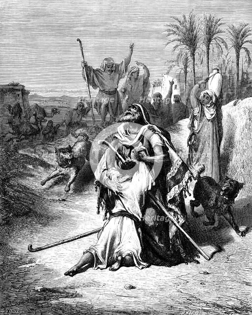 Return of the Prodigal Son, 1865-1866. Artist: Gustave Doré