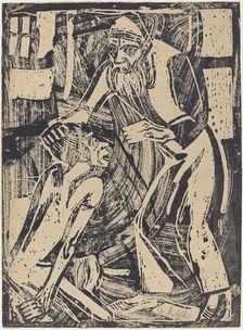 Return of the Prodigal Son, 1916. Creator: Christian Rohlfs