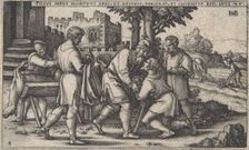 Return of the Prodigal Son, from The History of the Prodigal Son, ca. 1540., Creator: Sebald Beham