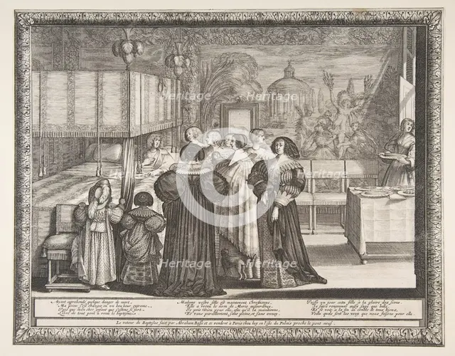 Return from the Christening, 1633. Creator: Abraham Bosse.