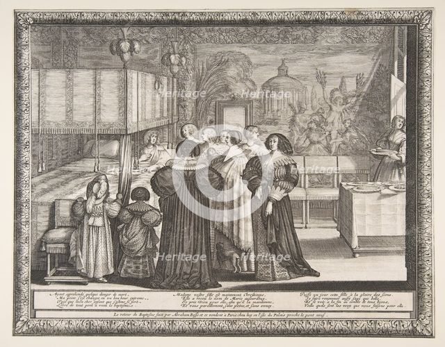 Return from the Christening, 1633. Creator: Abraham Bosse.