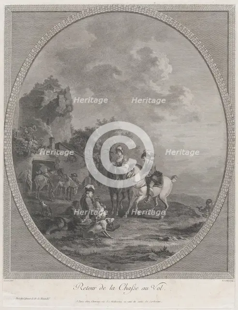 Return from the Game Hunt, 1786., 1786. Creator: Nicolas Colibert.