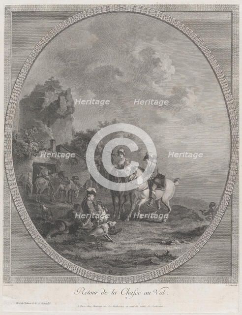 Return from the Game Hunt, 1786., 1786. Creator: Nicolas Colibert.