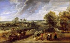 Return from the harvest , ca 1637. Creator: Rubens, Pieter Paul (1577-1640)