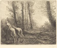 Return from the Plowing (Le retour de labourage). Creator: Alphonse Legros