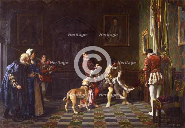 Return from the Tournament, 1881. Creator: Salvador Martínez Cubells.
