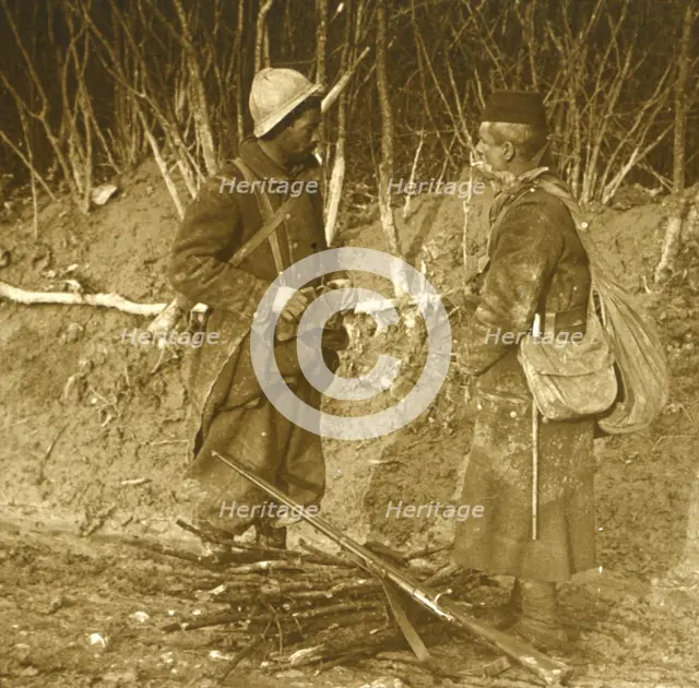 Return from Verdun, northern France, c1914-c1918. Artist: Unknown.