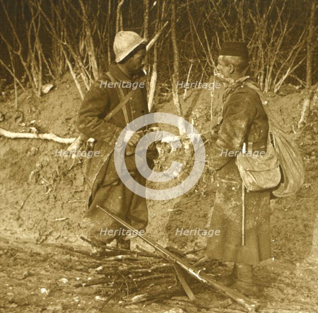 Return from Verdun, northern France, c1914-c1918. Artist: Unknown.