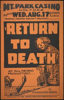 Return to Death, Holyoke, MA, 1938. Creator: Unknown