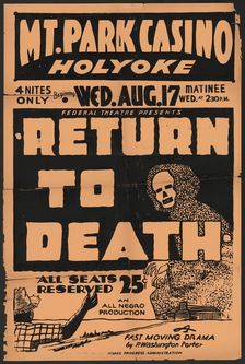 Return to Death, Holyoke, MA, 1938. Creator: Unknown
