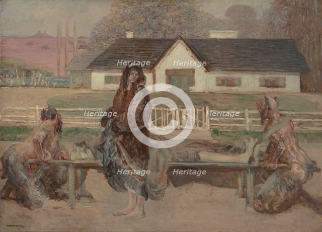 Return to his homeland, c1911. Creator: Jacek Malczewski.