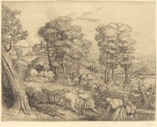 Return to the Farm (Le retour a la ferme). Creator: Alphonse Legros