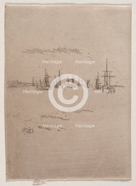Return to Tilbury. Creator: James McNeill Whistler (American, 1834-1903).