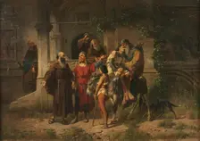 Returning crusaders, 1864. Creator: Johann Till