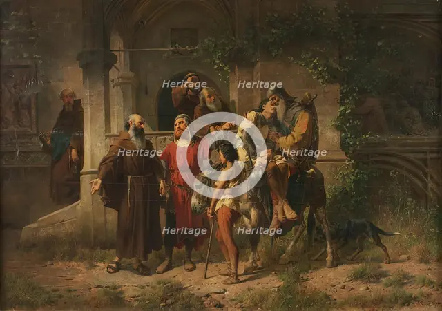 Returning crusaders, 1864. Creator: Johann Till.