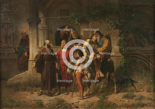 Returning crusaders, 1864. Creator: Johann Till.