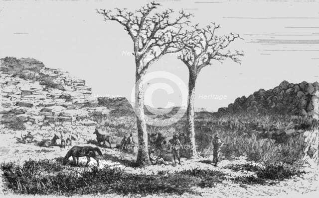 'Returning from a Trading Trip; Life in a South African Colony', 1875. Creator: Unknown.