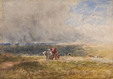 Returning From Market, c1820s. Creator: David Cox the Elder