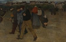 Returning from Work at Sunset, 1896. Creator: Henri Evenepoel