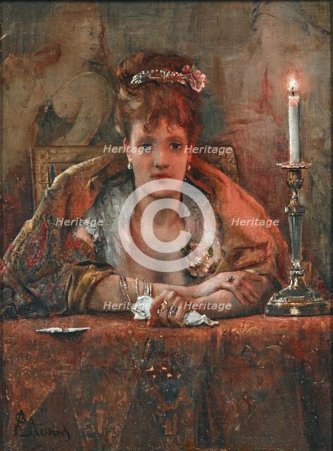 Returning from the Ball (Douloureuse certitude), 1861. Creator: Stevens, Alfred (1823-1906).